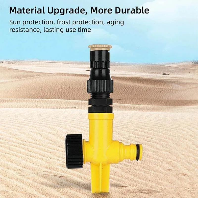 🔥360° Rotation Auto Irrigation System Garden Lawn Sprinkler Patio, Coverage Diameter 65ft