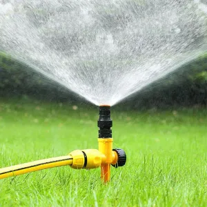 🔥360° Rotation Auto Irrigation System Garden Lawn Sprinkler Patio, Coverage Diameter 65ft