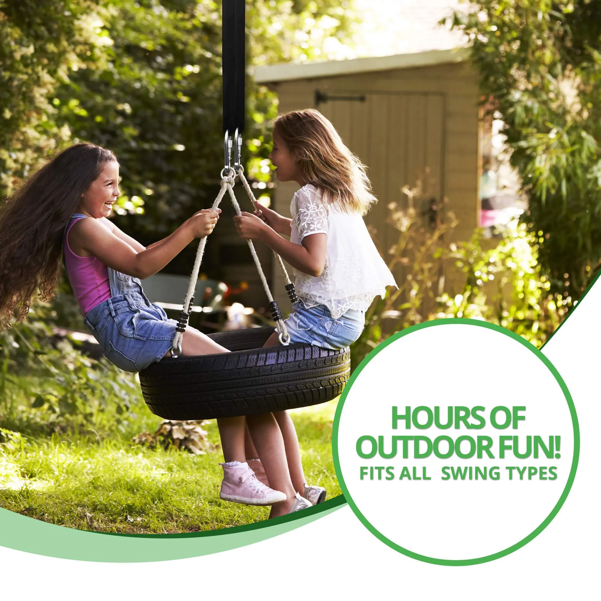 8 ft. Single Hanging Swing Strap Kit