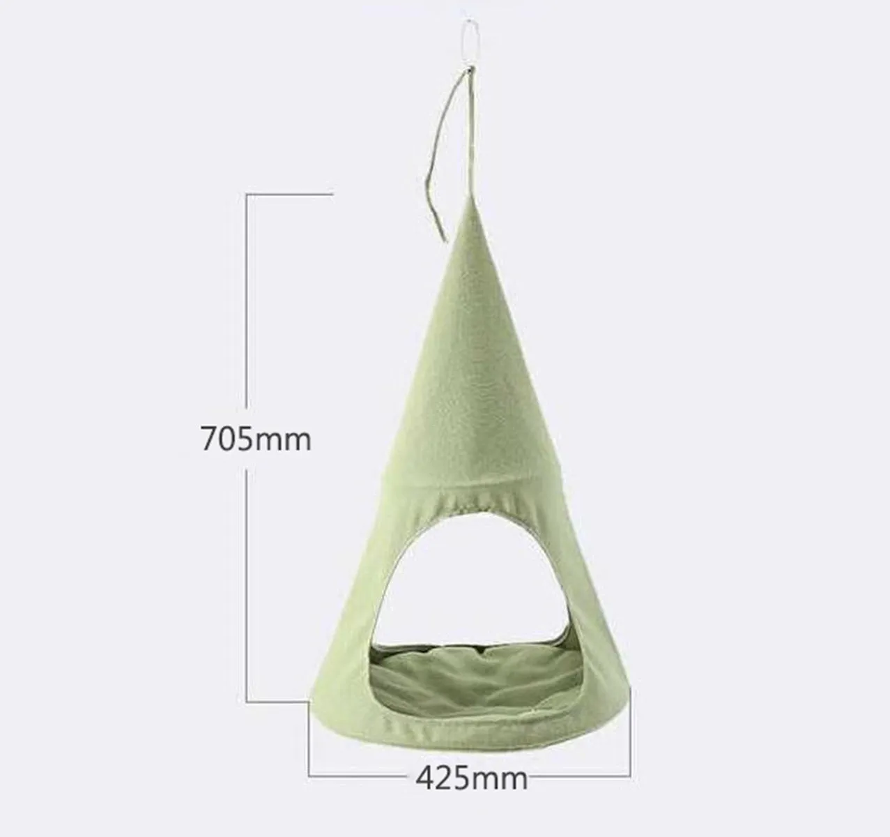 ALXDR Pet Cat Linen Sling Hammock
