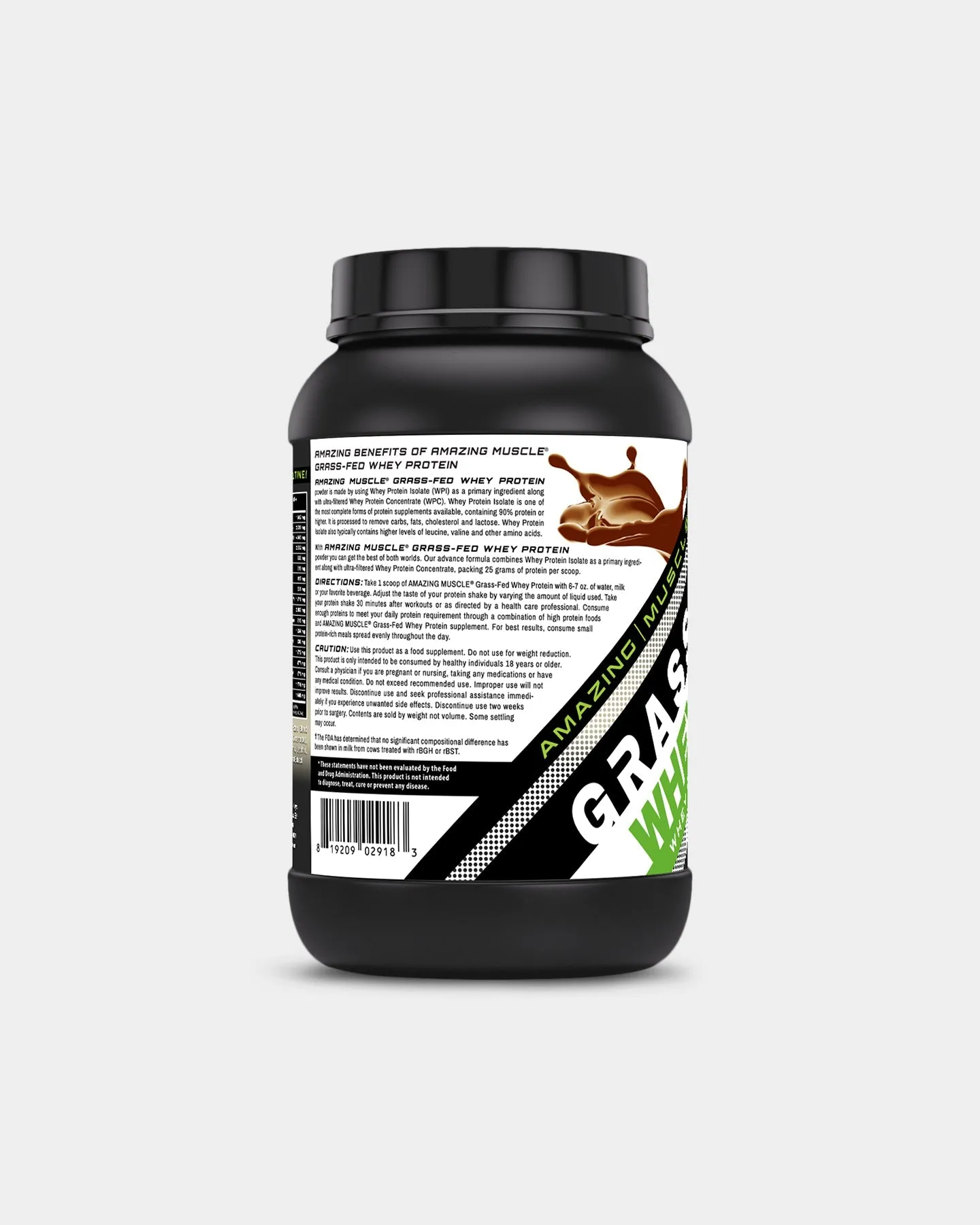 Amazing Muscle Grass Fed Whey Protein