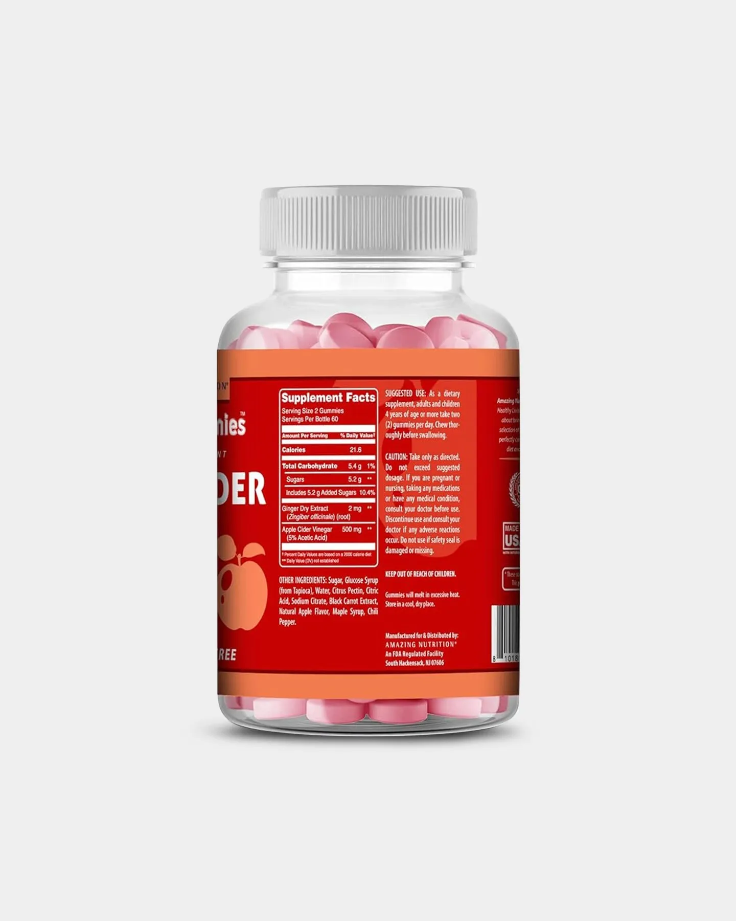 Amazing Nutrition Amazing Gummies Apple Cider Vinegar