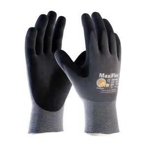 ATG 34-874/XS Seamless Knit Nylon/Elastane Glove with Nitrile Coated MicroFoam Grip on Palm & Fingers - Touchscreen Compatible