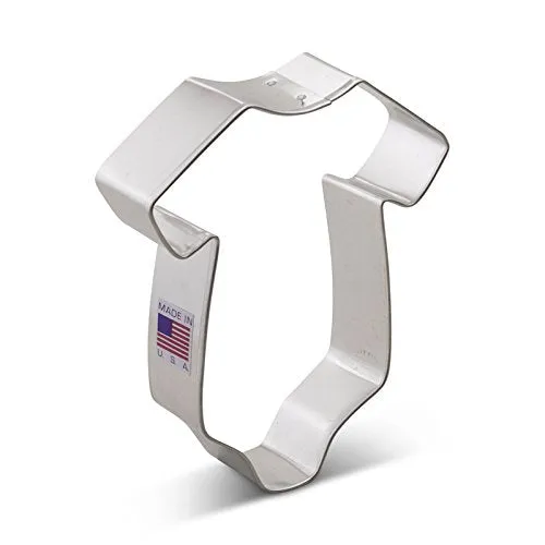 Baby One Piece Cookie Cutter- Ann Clark- 4 Inch- Tin Plated Steel