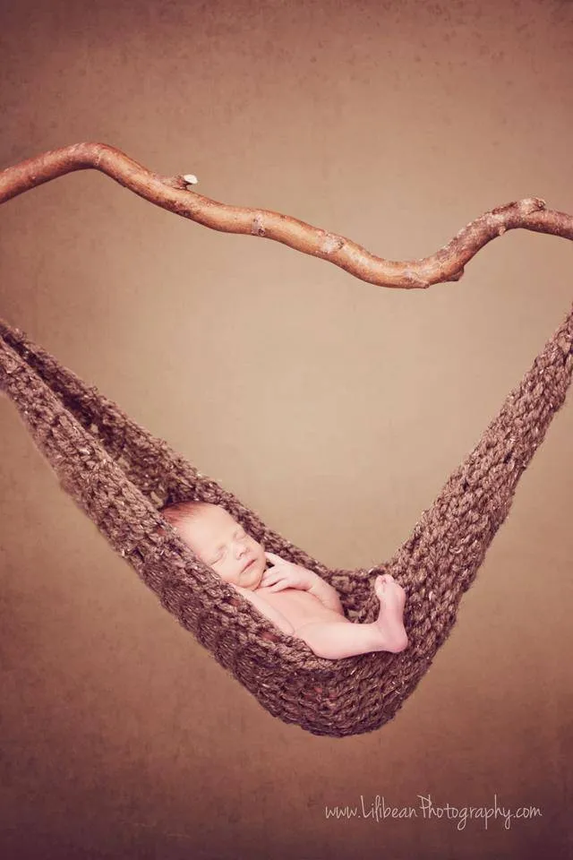Barley Brown Newborn Hammock Pod