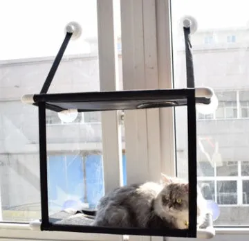 Cat bed cat hammock cat hammock window sill single layer double layer super suction cup cat cushion nest cat litter pet /