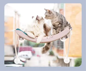 Cat Hammock Bask In The Sun Hanging Cat Hammock / Hamaca para gatos Toma el sol Hamaca colgante para gatos