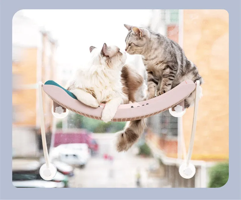 Cat Hammock Bask In The Sun Hanging Cat Hammock / Hamaca para gatos Toma el sol Hamaca colgante para gatos