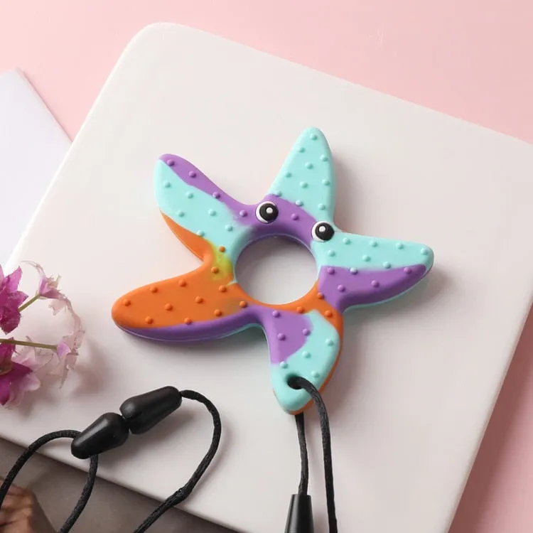 Children's fruit teether silicone cactus chew stick baby teeth chew stick decompression toy autism relief
