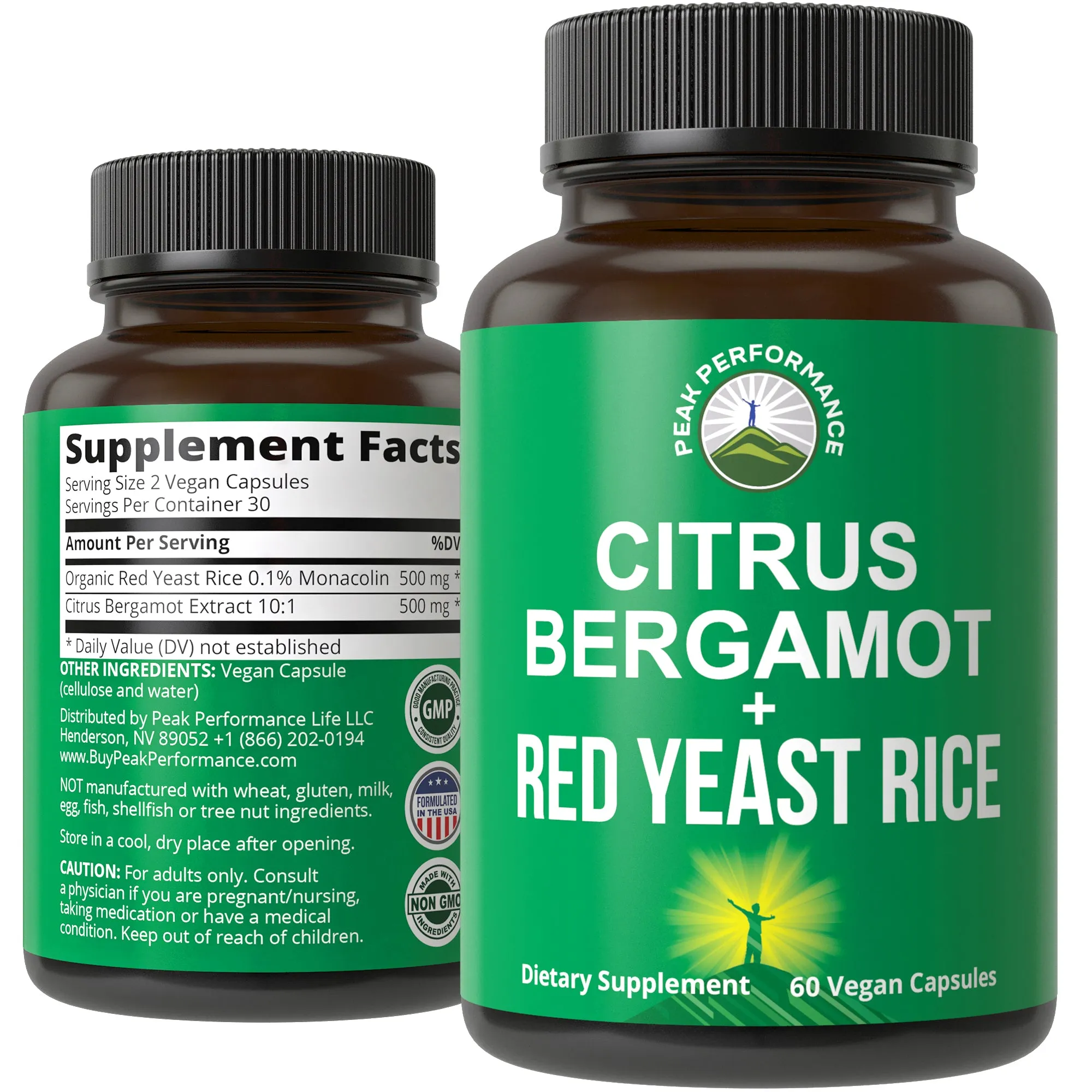 Citrus Bergamot   Red Yeast Rice For Cholesterol Support