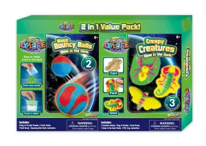 Creative Kids 2-in-1 Science Kit, Bouncy Balls/Creepy Creatures