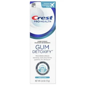 Crest Pro-Health Gum Detoxify and Restore Toothpaste, Deep Clean Mint, 2.6 oz