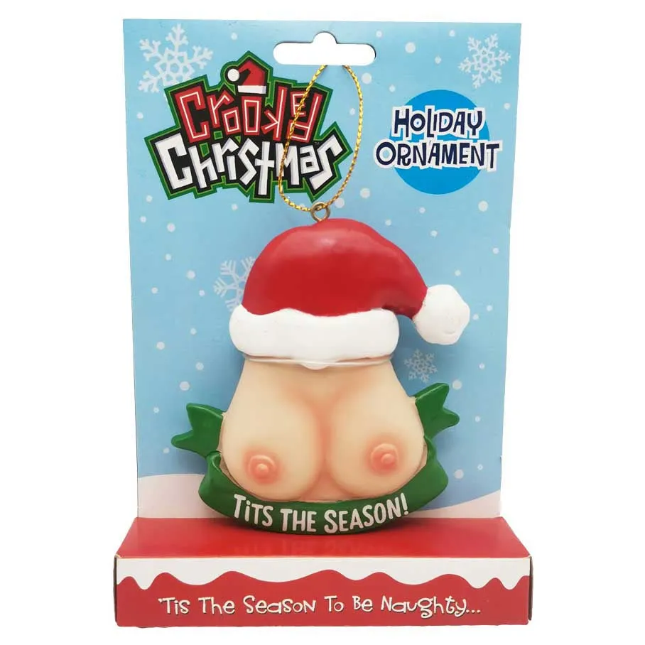 Crooked Christmas Ornament Tits The Season