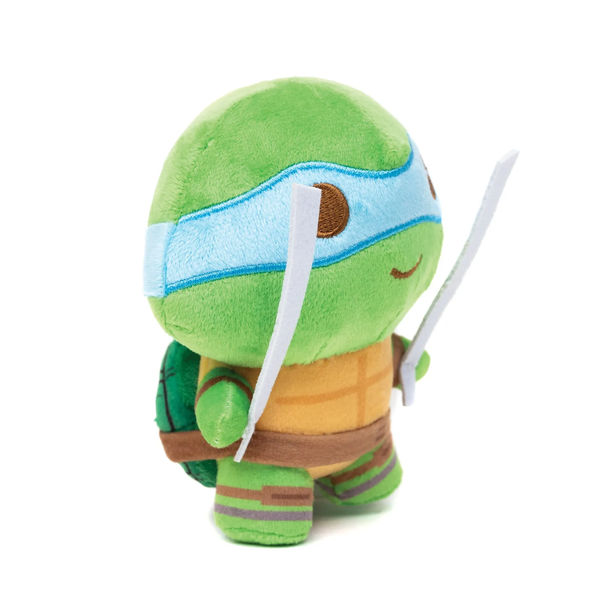 Dog Toy Squeaker Plush - Teenage Mutant Ninja Turtles Leonardo Full Body Sword Pose Blue by Buckle-Down