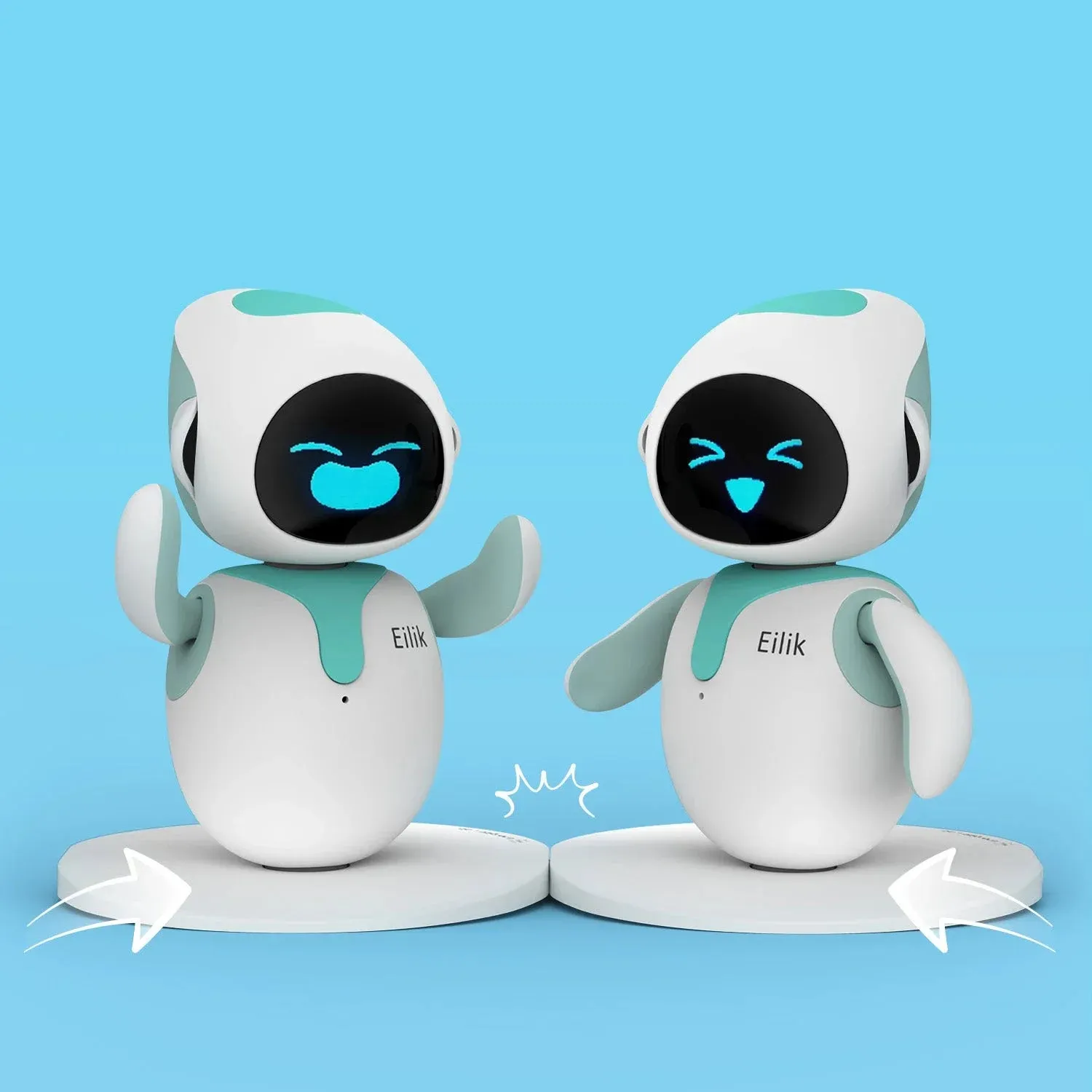 Eilik Smart Robot AI Emotional interaction Creative Expression Animation Electronic Toy Intelligent Robot Desktop Pet Gift Boy