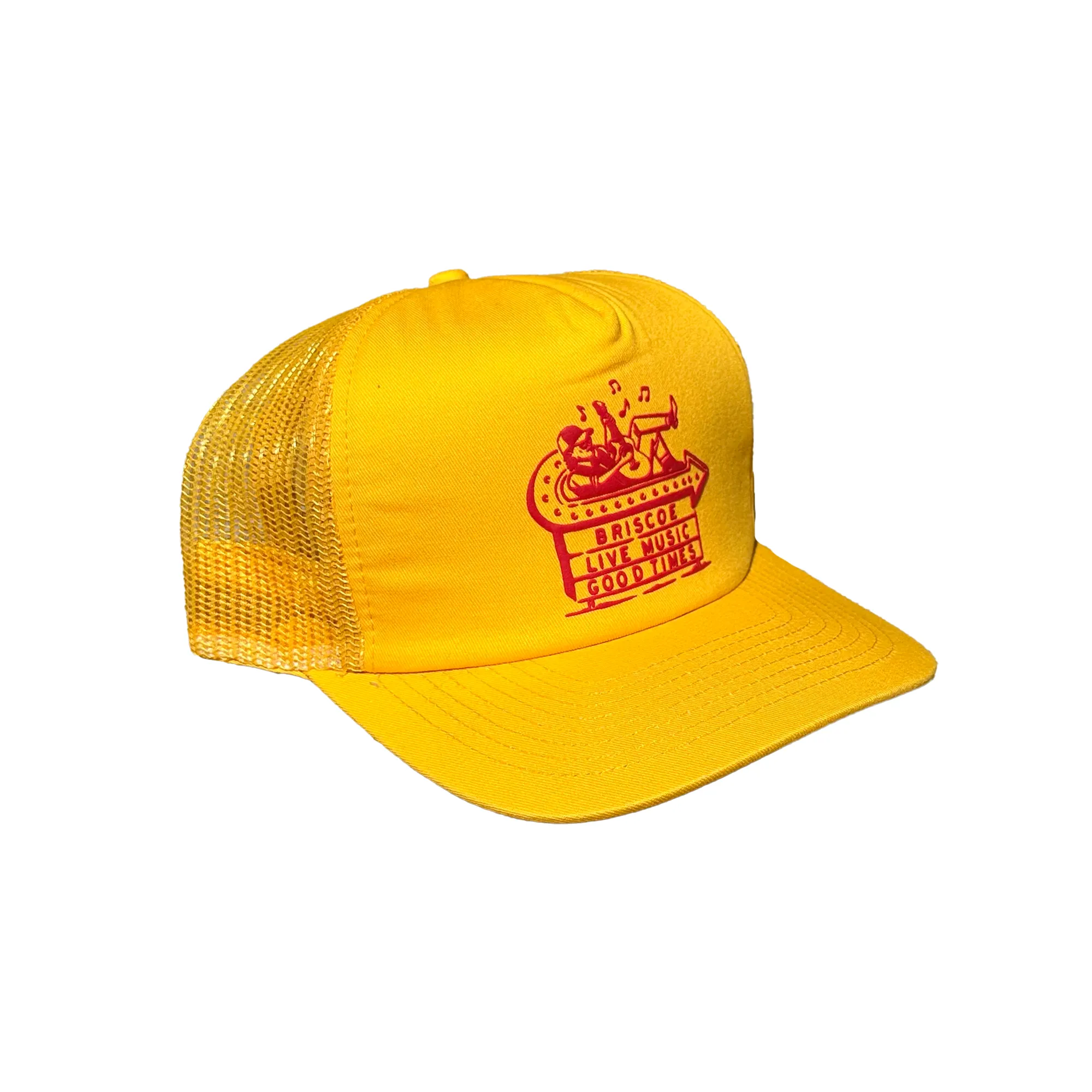 EL ARROYO SIGN FOAM MESH GOLDEN YELLOW TRUCKER HAT
