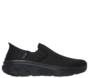 Espadrile sport, barbati, SKECHERS SLIP-INS D'LUX WALKER-REELER 232463-BBK negru, textil