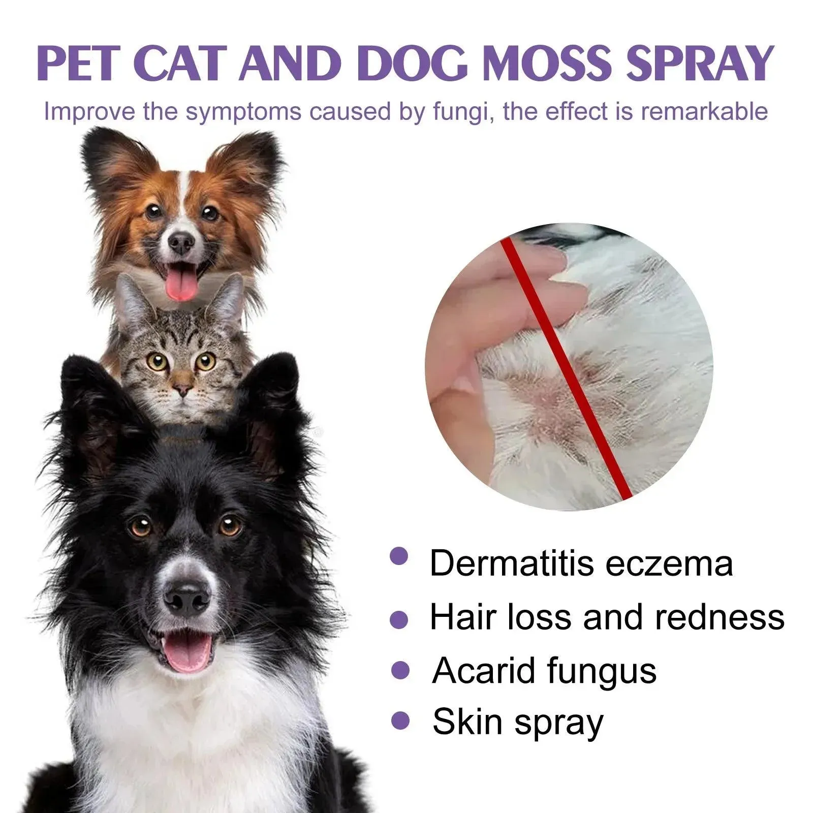 Flea Tick Killer Pet Skin Spray 60ml
