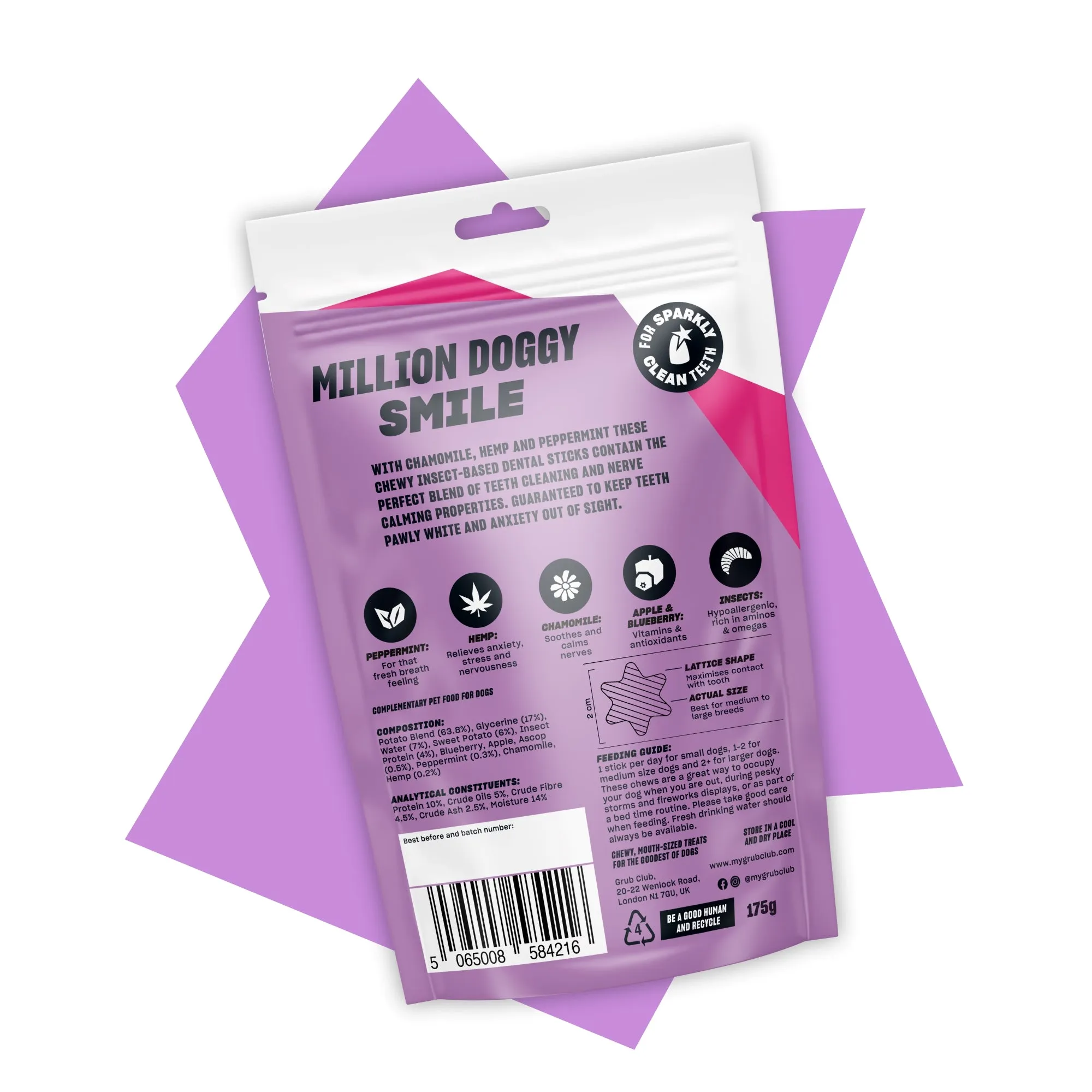 Grub Club Clean Teeth & Chill 175g