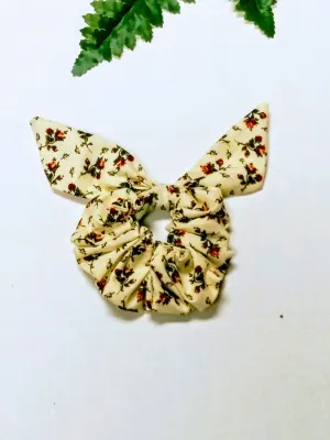 Handmade Bunny Ears Scrunchie