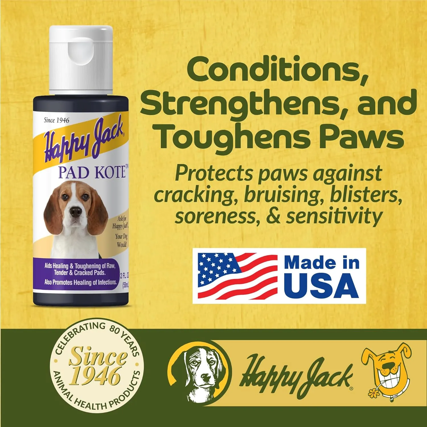 Happy Jack Pad Kote, 2 oz