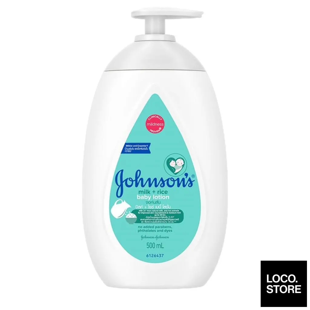 Johnsons Baby Lotion Milk  Rice 500ml