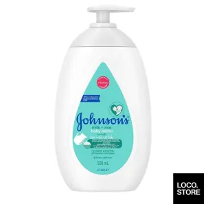 Johnsons Baby Lotion Milk  Rice 500ml