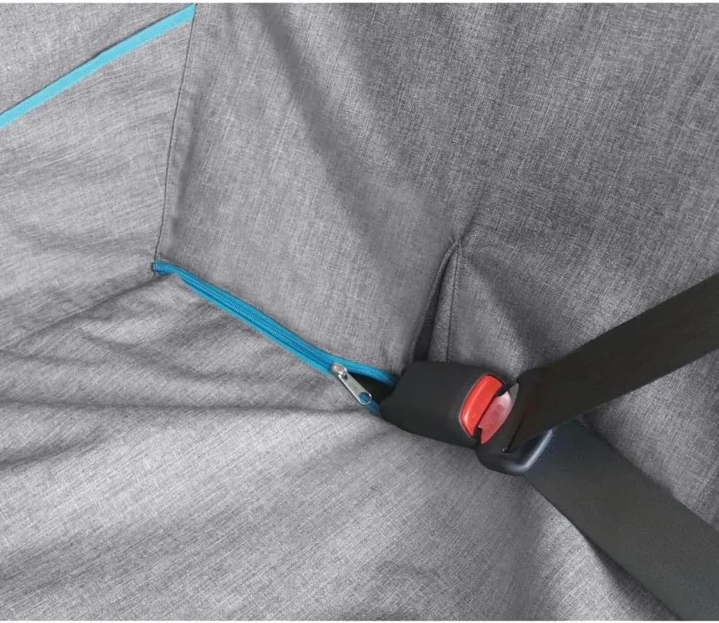 Kurgo Wander Half Hammock Half Car Seat Cover For Pets Car Hammocks For Dogs Heather Grey