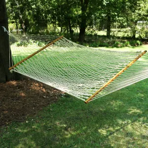 Large Original DuraCord Rope Hammock - White