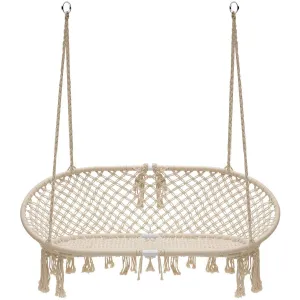 Macramé Double Bench Swing