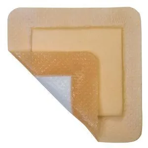 MediPlus Silicone Comfort Foam Adhesive Border 6" x 6",  Pad Size 4.5" x 4.5"