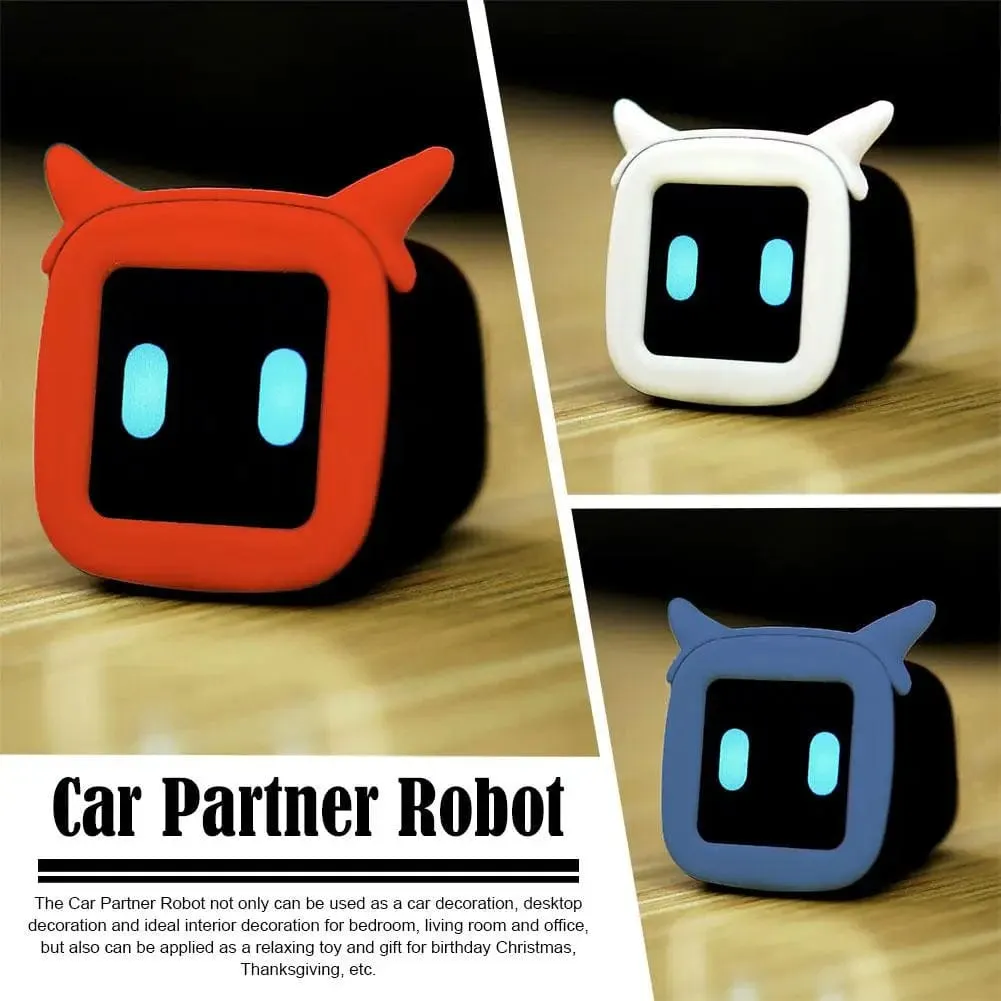 Mochi CarBuddy 2.0 JDM Edition: Second Generation Mochi Car Robot with JDM Voice Start, Mood Accessories, and Modified Decoration