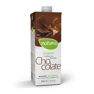 Natur-a Enriched Soy Beverage - Chocolate (Organic), 946 ml.