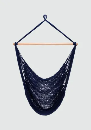 Navy Blue Cotton Hammock Swing
