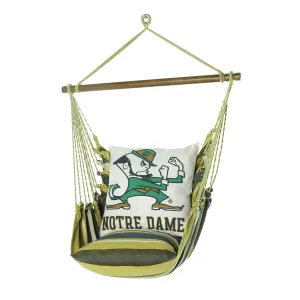 Notre Dame Fighting Irish Hanging Chair Swing |LEPRECHAUN