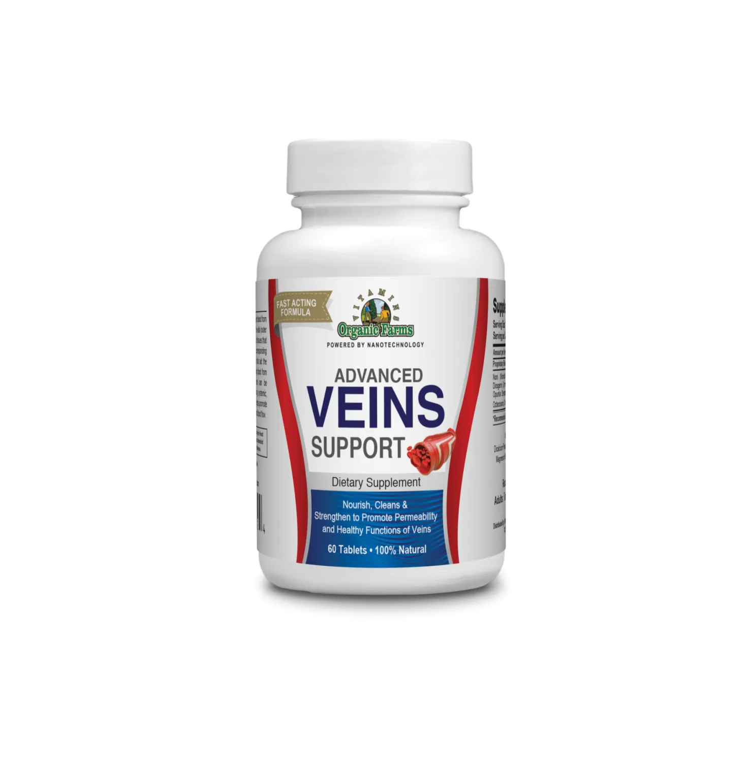 OFV Veins Support Supplements- 60 Tablets - 100% Natural Dietary Supplement