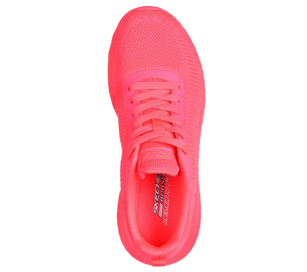 Pantofi sport, dama, SKECHERS BOB'S SQUAD CHAOS-COOL RYTHMS, 117216-NCOR fucsia, textil