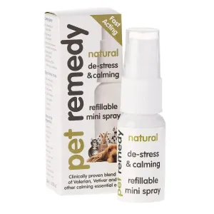 Pet Remedy 15ml Natural De-Stress and Calming Mini Spray
