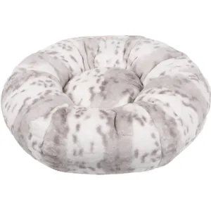 platinum snow leopard dog bed