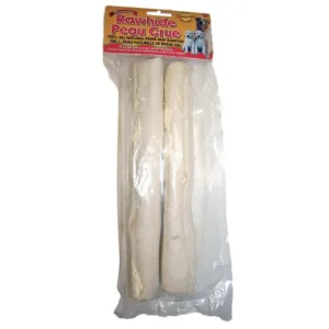 Premium White Rawhide Retriever Rolls Twin Pack