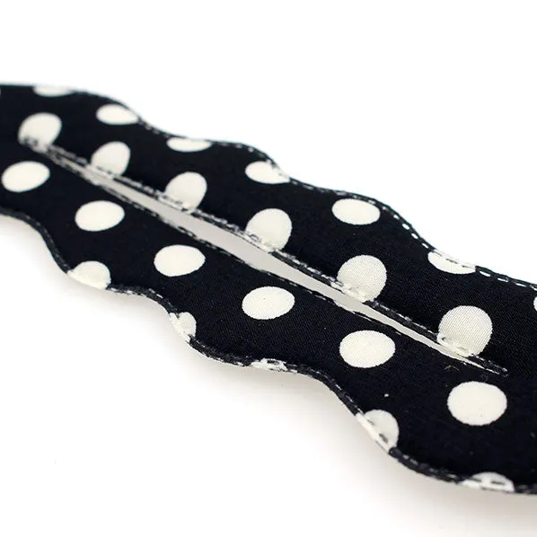 Rabbit Ear Fabric Bun Maker with Dots