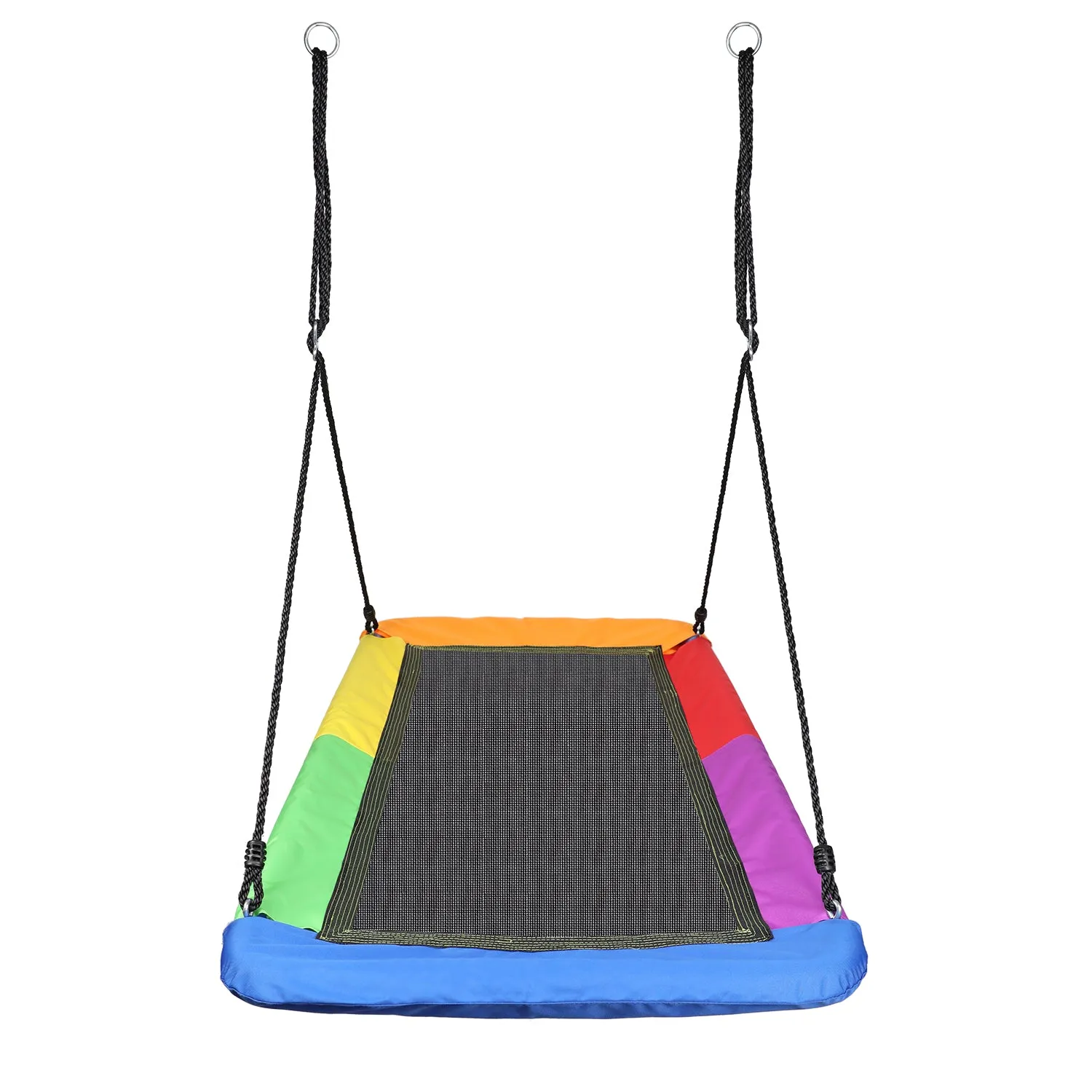 Saucer swing for backyard