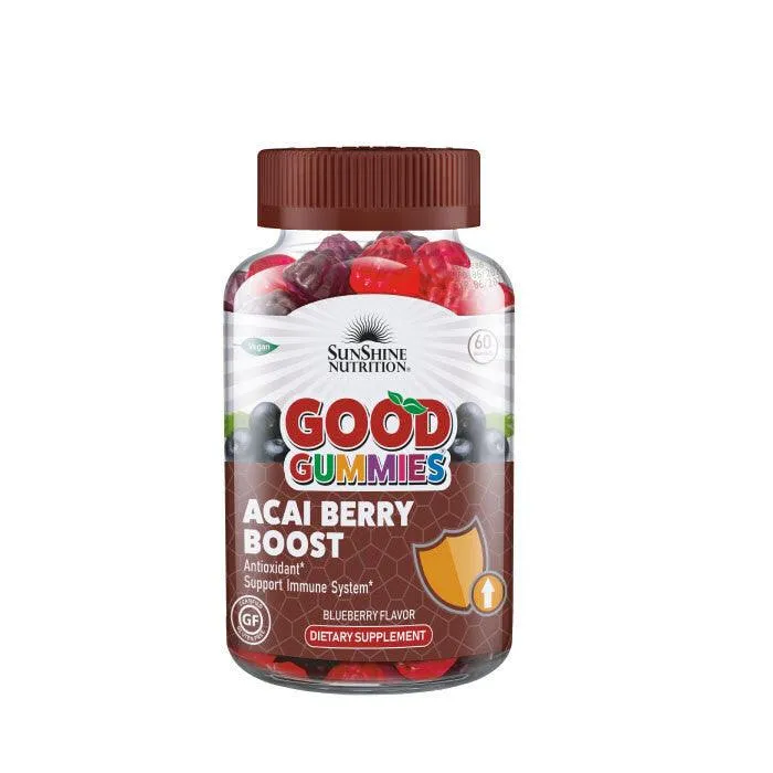 Sunshine Nutrition Good Gummies Acai Berry Boost Gummies 60's
