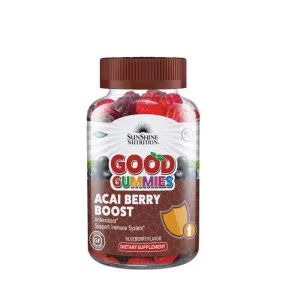 Sunshine Nutrition Good Gummies Acai Berry Boost Gummies 60's