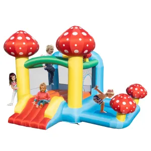 THBOXES Durable Inflatable Bouncer with Air Blower Family Backyard Bouncy Castle