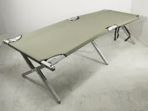 US / British army cot beds - genuine military surplus camp bed