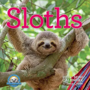 Workman Original Sloths 2024 Mini Calendar